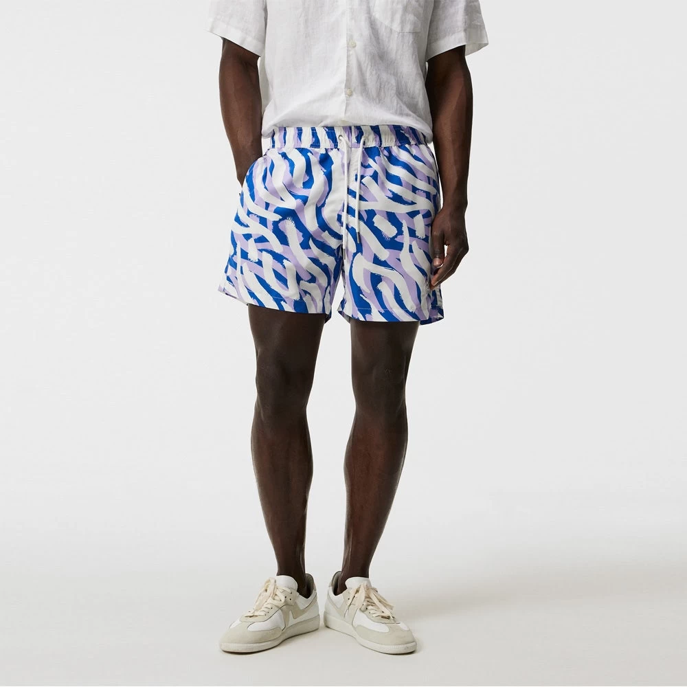 J.Lindeberg Golf Shorts - Banks Miami Swim Trunks - Purple Zebra HS23 6 J.Lindeberg Golf Shorts - Banks Miami Swim Trunks - Purple Zebra HS23 - Image 4