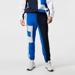 J.Lindeberg Athleisure Joggers - Benjamin Stretch Fleece - Navy SS23 -Fashion Golf j lindeberg golf trousers benjamin pant jl navy ss23 amjs08048 6855 b