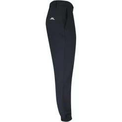 J.Lindeberg Golf Trousers - Cuff Jogger Pant - Black AW23 -Fashion Golf j lindeberg golf trousers cuff jogger pant black ss23 gmpa07909 9999 n