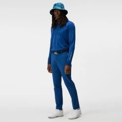 J.Lindeberg Golf Trousers - Ellott Pant - Estate Blue AW23 -Fashion Golf j lindeberg golf trousers ellott pant estate blue aw23 gmpa08613 o341 1