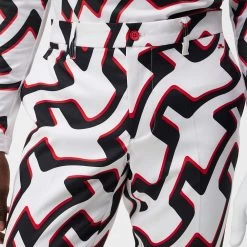 J.Lindeberg Golf Trousers - Ellott Print Pant - Wave Bridge AW23 -Fashion Golf j lindeberg golf trousers ellott print pant wave bridge aw23 gmpa08648 a038 20