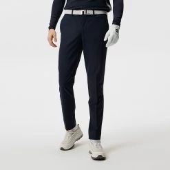 J.Lindeberg Golf Trousers - Stuart Stripe Pant Slim - JL Navy SS23 -Fashion Golf j lindeberg golf trousers stuart stripe pant slim jl navy ss23 gmpa07912 6855 14 3
