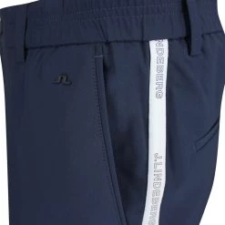 J.Lindeberg Golf Trousers - Stuart Stripe Pant Slim - JL Navy SS23 -Fashion Golf j lindeberg golf trousers stuart stripe pant slim jl navy ss23 gmpa07912 6855 44