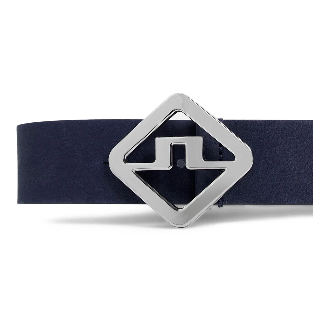J.Lindeberg Golf Belt - Gary Brushed Leather - JL Navy AW23 4 J.Lindeberg Golf Belt - Gary Brushed Leather - JL Navy AW23 - Image 2