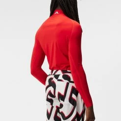 J.Lindeberg Golf Base Layer - Aello SC - Fiery Red AW23 -Fashion Golf j lindeberg edit 0030 gmjt08563 g135 004 original