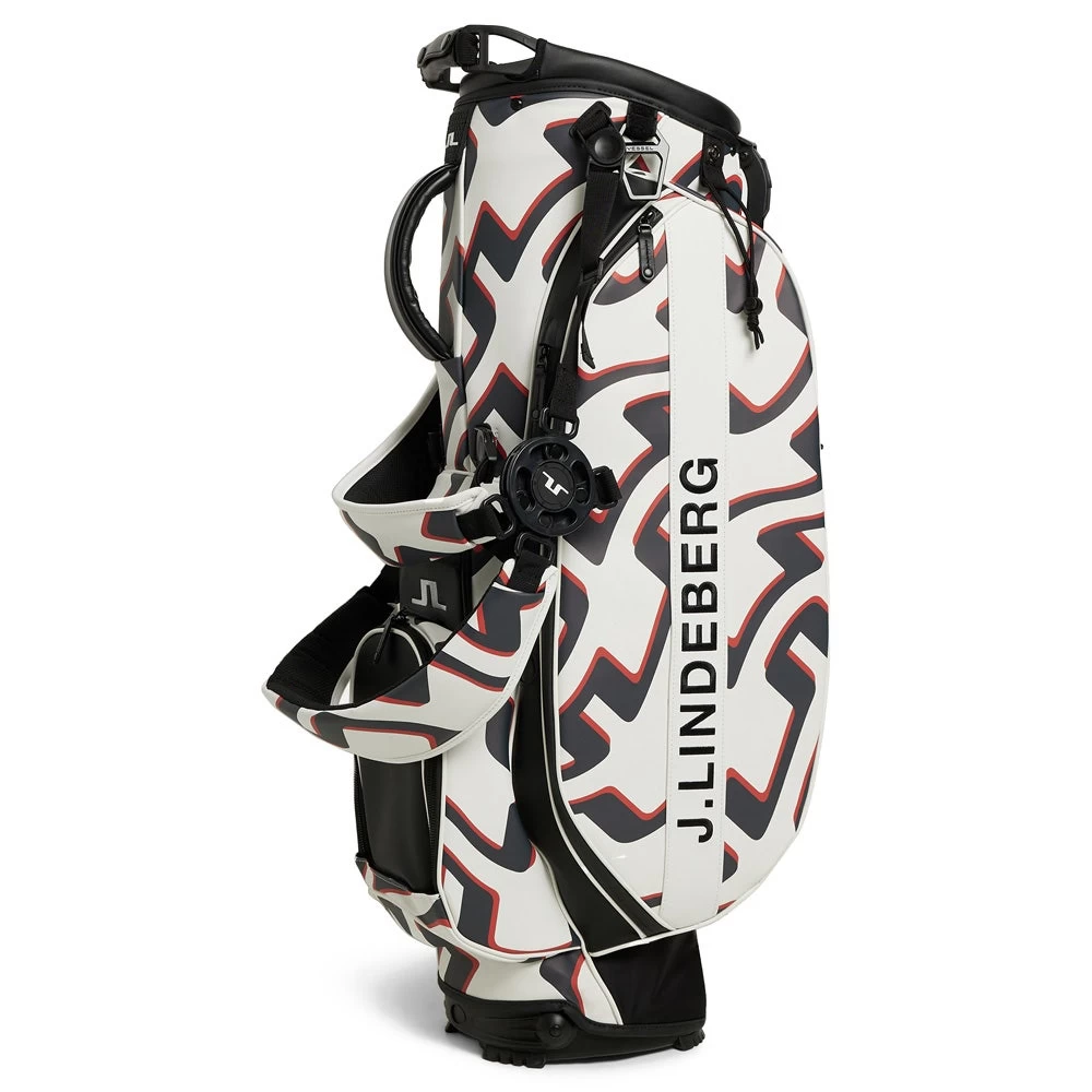 J.Lindeberg Golf Bag - Play Stand Bag Print - Wave Bridge AW23 - Image 2