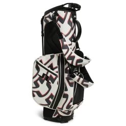 J.Lindeberg Golf Bag - Play Stand Bag Print - Wave Bridge AW23 -Fashion Golf j lindeberg golf bag play stand bag print wave bridge aw23 3 detail