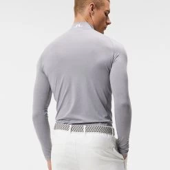 J.Lindeberg Golf Base Layer - Aello SC - Grey Mel. AW23 -Fashion Golf j lindeberg golf base layer aello sc grey mel aw23 2 detail
