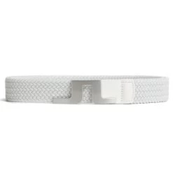 J.Lindeberg Golf Belt - Berry Stretch Woven - White AW23