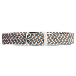 J.Lindeberg Golf Belt - Bubba Elastic - White AW23