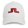 J.Lindeberg Golf Cap - Angus - White AW23 -Fashion Golf j lindeberg golf cap angus white aw23 1 main