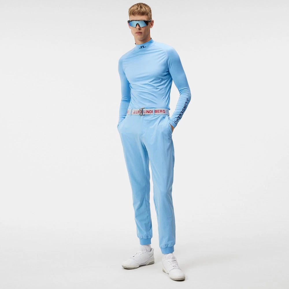 J.Lindeberg Golf Trousers - Cuff Jogger Pant - Little Boy Blue AW23 - Image 9