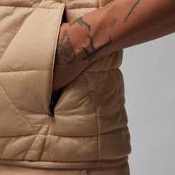 Nike Jordan Golf Gilet - Padded FZ Vest - Hemp FA23 -Fashion Golf jordan golf gilet padded fz vest hemp fa23 fb3265 200 30