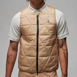 Nike Jordan Golf Gilet - Padded FZ Vest - Hemp FA23 -Fashion Golf jordan golf gilet padded fz vest hemp fa23 fb3265 200 33