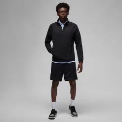 Nike Jordan Golf Pullover - Dri-Fit Player HZ - Black FA23 -Fashion Golf jordan golf pullover dri fit player hz black fa23 fb7562 010 14