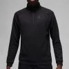 Nike Jordan Golf Pullover - Dri-Fit Player HZ - Black FA23 -Fashion Golf jordan golf pullover dri fit player hz black fa23 fb7562 010 19