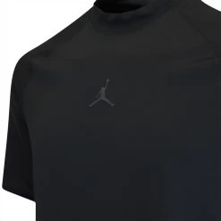 Jordan Golf Shirt - DF Mock Neck Polo - Black SU23 -Fashion Golf jordan golf shirt df mock neck polo black su23 fd1399 010 33