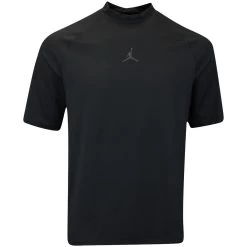 Jordan Golf Shirt - DF Mock Neck Polo - Black SU23