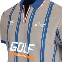 Macade Golf Shirt - Admiral Sportswear Stripe Polo - Light Brown AW23 15 Macade Golf Shirt - Admiral Sportswear Stripe Polo - Light Brown AW23 -Fashion Golf macade golf shirt admiral sportswear stripe polo light brown aw23 ad2023077 221