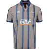 Macade Golf Shirt - Admiral Sportswear Stripe Polo - Light Brown AW23 -Fashion Golf macade golf shirt admiral sportswear stripe polo light brown aw23 ad2023077 223
