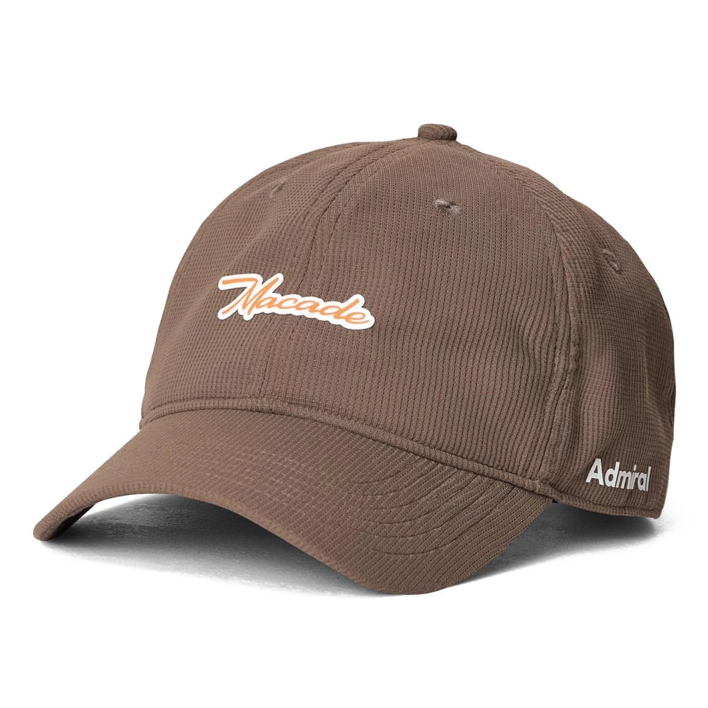 Macade Golf Cap - Admiral Sportswear Cord Snapback - Brown AW23 3 Macade Golf Cap - Admiral Sportswear Cord Snapback - Brown AW23