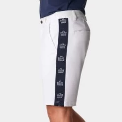 Macade Golf Shorts - Admiral Sportswear Kit Short - White AW23 -Fashion Golf macade admiral collaboration 0008 whitekitadmiralshortsweb5