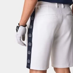 Macade Golf Shorts - Admiral Sportswear Kit Short - White AW23 -Fashion Golf macade admiral collaboration 0009 whitekitadmiralshortsweb4
