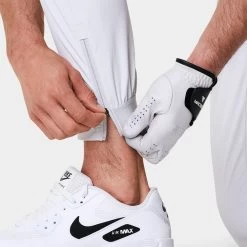 Macade Golf Trousers - Tech Jogger Pant - Off White AW23 -Fashion Golf macade golf 0001 6. men off white joggers 1080x