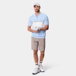 Macade Golf Shirt - Mac Intarsia Knitted Polo - Light Blue AW23 21 Macade Golf Shirt - Mac Intarsia Knitted Polo - Light Blue AW23 -Fashion Golf macade golf 0008 6. mac light blue 1080x