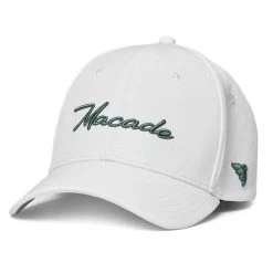 Macade Golf Cap - Range Snapback - White SU23