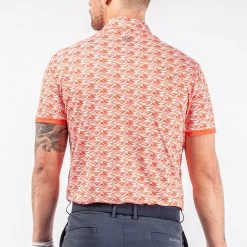 Galvin Green Golf Shirt - Madden Ventil8 - Orange AW23 -Fashion Golf madden d01000049395 s5
