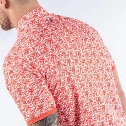 Galvin Green Golf Shirt - Madden Ventil8 - Orange AW23 -Fashion Golf madden d01000049395 s6