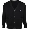 Malbon Golf Jumper - Legends Cardigan - Black SS23 -Fashion Golf malbon golf jumper legends cardigan black ss23 m 7602 blk p
