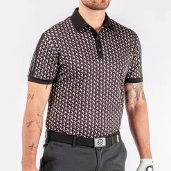 Galvin Green Golf Shirt - Malcolm Ventil8 - Black AW23 16 Galvin Green Golf Shirt - Malcolm Ventil8 - Black AW23 -Fashion Golf malcolm d01000059375 s1