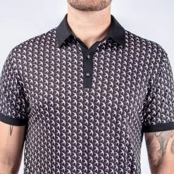 Galvin Green Golf Shirt - Malcolm Ventil8 - Black AW23 18 Galvin Green Golf Shirt - Malcolm Ventil8 - Black AW23 -Fashion Golf malcolm d01000059375 s4