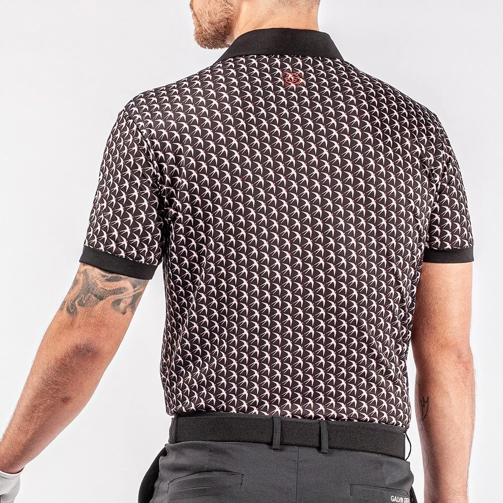 Galvin Green Golf Shirt - Malcolm Ventil8 - Black AW23 8 Galvin Green Golf Shirt - Malcolm Ventil8 - Black AW23 - Image 6
