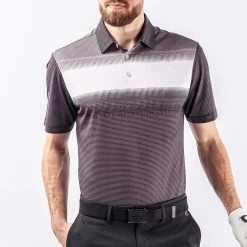 Galvin Green Golf Shirt - Mo Ventil8 - Black AW23 -Fashion Golf mo d01000119378 s1