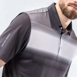 Galvin Green Golf Shirt - Mo Ventil8 - Black AW23 -Fashion Golf mo d01000119378 s4