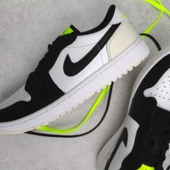 Nike Golf Shoes - Air Jordan 1 Low G - Black Volt SU23 21 Nike Golf Shoes - Air Jordan 1 Low G - Black Volt SU23 -Fashion Golf nike air jordan golf shoes black volt 2023 a
