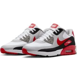 Nike Golf Shoes - Air Max 90 G - White - University Red 2023 -Fashion Golf nike air max 90 golf shoes 2023 11