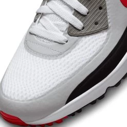 Nike Golf Shoes - Air Max 90 G - White - University Red 2023 -Fashion Golf nike air max 90 golf shoes 2023 7