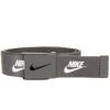 Nike Golf Belt - Reversible Futura Web - Dark Smoke Grey 2023 -Fashion Golf nike golf belt futura web b11303 047 a