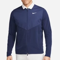 Nike Golf Jacket - Tour Essential Mix FZ - Midnight Navy FA23 -Fashion Golf nike golf jacket tour essential mix fz midnight navy sp23 dv1663 410 1