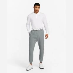 Nike Golf Trousers - NK Unscripted Cuffed Jogger - Smoke Grey FA23 -Fashion Golf nike golf joggers grey detail 00