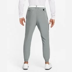Nike Golf Trousers - NK Unscripted Cuffed Jogger - Smoke Grey FA23 -Fashion Golf nike golf joggers grey detail 06