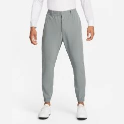 Nike Golf Trousers - NK Unscripted Cuffed Jogger - Smoke Grey FA23 -Fashion Golf nike golf joggers grey detail 07