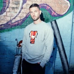 Nike Golf Jumper - Frank Crew Neck Sweater - Grey NRG SP23 -Fashion Golf nike golf jumper tiger woods frank model shot a