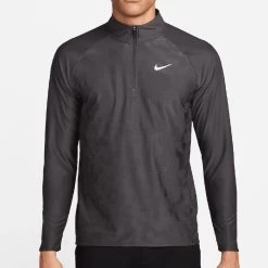 Nike Golf Pullover - NK DF ADV Tour Vapor - Anthracite SP23 -Fashion Golf nike golf pullover nk df adv tour vapor anthracite sp23 dr5281 060 b