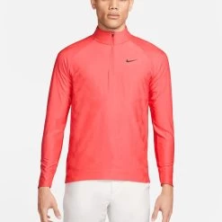 Nike Golf Pullover - NK DF ADV Tour Vapor - Ember Glow FA23 -Fashion Golf nike golf pullover nk df adv tour vapor ember glow fa23 dr5281 850 96