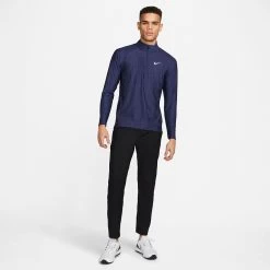Nike Golf Pullover - NK DF ADV Tour Vapor - Midnight Navy FA23 -Fashion Golf nike golf pullover nk df adv tour vapor midnight navy sp23 dr5281 410 21